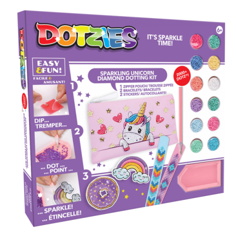 Set creativ 5 in 1, Unicorn, pictura cu diamante - poza 1