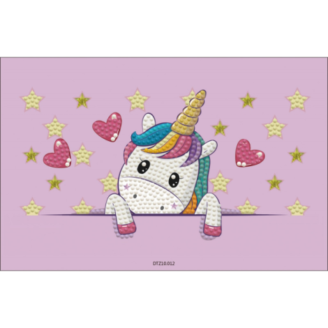 Set creativ 5 in 1, Unicorn, pictura cu diamante - poza 2