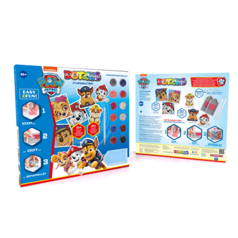 Set creativ 6 in 1, Patrula Catelusilor, pictura cu diamante - poza 4