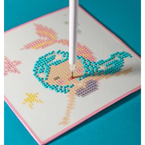 Set creativ 6 in 1, Sirena, pictura cu diamante - poza 3