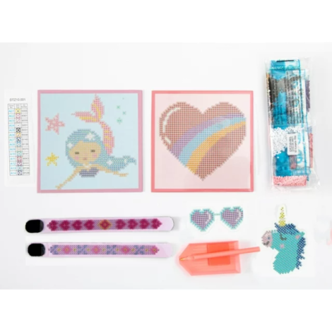 Set creativ 6 in 1, Sirena, pictura cu diamante - poza 4