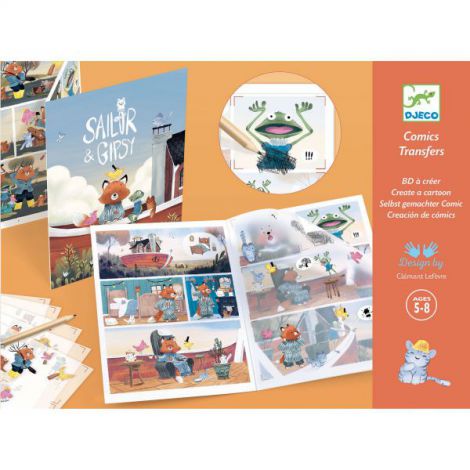 Set creativ, Animatie Djeco, Pe barca - poza 1