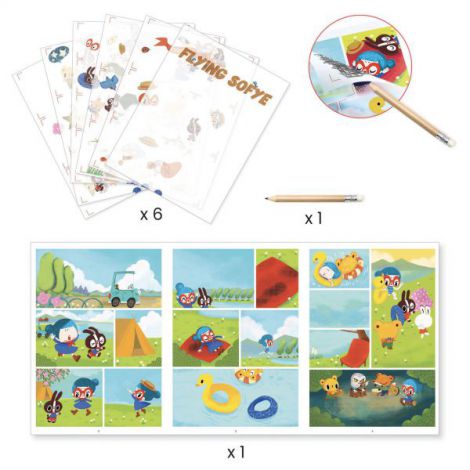 Set creativ, Animatie Djeco, Sofie - poza 3