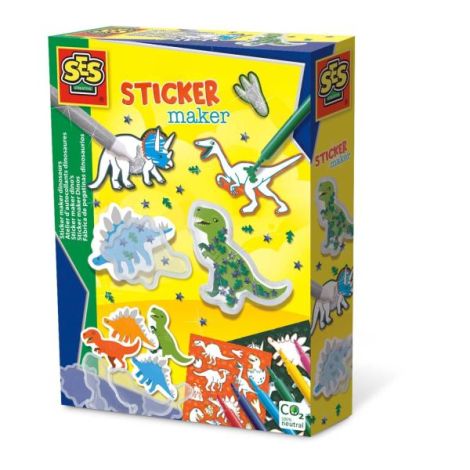 Set creativ - Autocolante dinozauri - poza 1