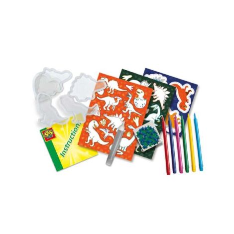 Set creativ - Autocolante dinozauri - poza 2