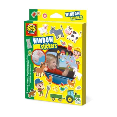 Set creativ - Autocolante pentru fereastra, Ferma - poza 1