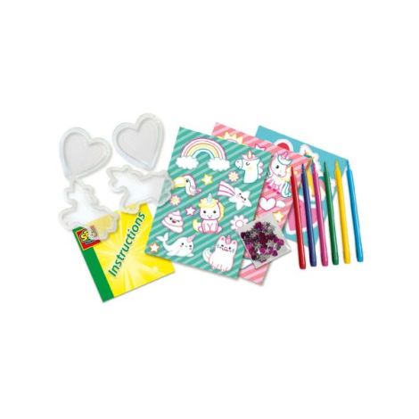 Set creativ - Autocolante unicorni - poza 2