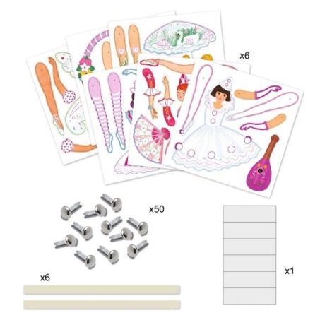 Set creativ Balerine, Djeco - poza 4