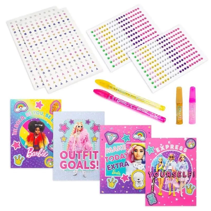Set creativ Barbie pentru decorare imagini cu paiete si cristale - poza 2