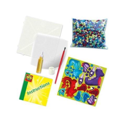 Set creativ Beedz - Margele de calcat Dragoni 3D Glow in the Dark - poza 3