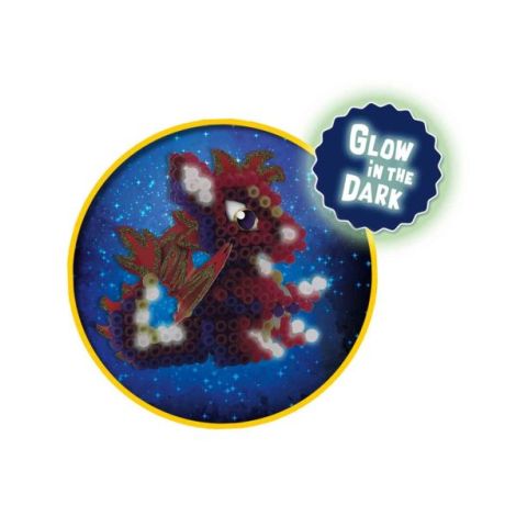 Set creativ Beedz - Margele de calcat Dragoni 3D Glow in the Dark - poza 4