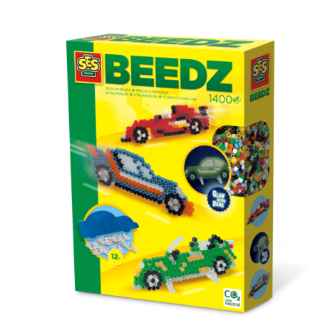 Set creativ Beedz - Margele de calcat Masina Glow in the Dark - poza 1