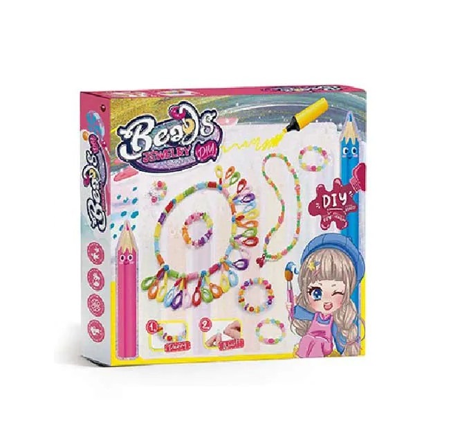 Set creativ bijuterii cu margele NToys Beads diverse modele - poza 1