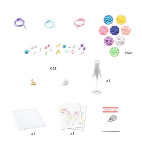 Set creativ Bile magice Unicorn, Djeco - poza 3