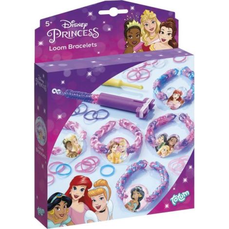 Set creativ bratari din elastice colorate, Disney Princess - poza 1