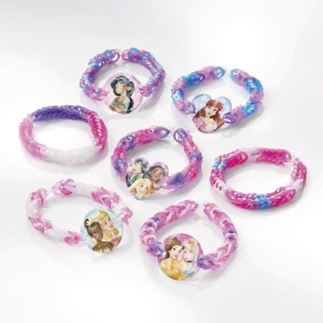 Set creativ bratari din elastice colorate, Disney Princess - poza 2
