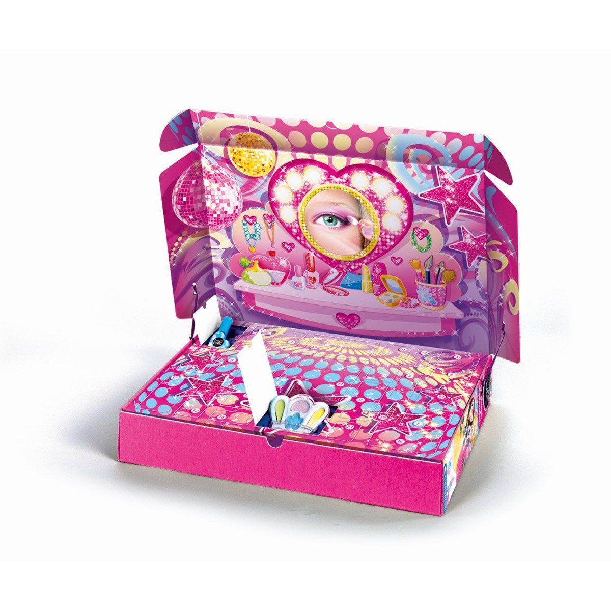 Set creativ Calendar cu machiaj si surprize Clementoni Crazy Chic - poza 3