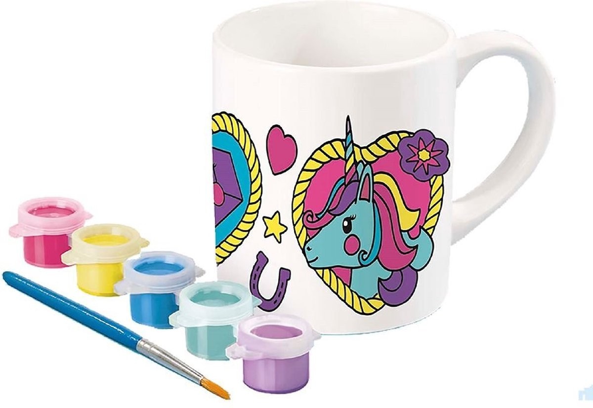 Set creativ Cana de pictat si decorat Totum Unicorn - poza 4