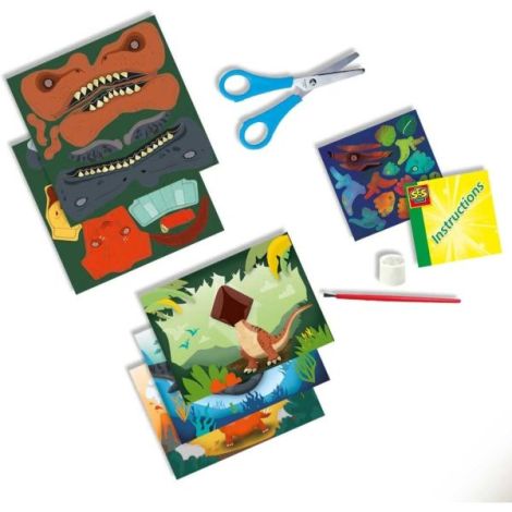 Set creativ - Carduri pop-up dinozauri - poza 4