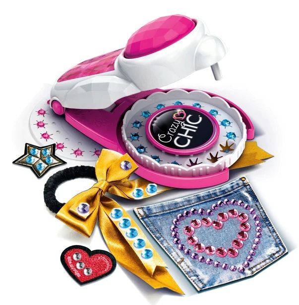 Set creativ Clementoni Masina de decorat Crazy Chic Strass Machine - poza 1