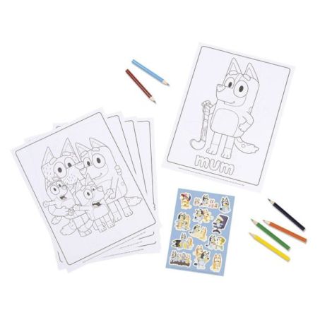 Set creativ, Coloreaza cu Bluey - poza 2