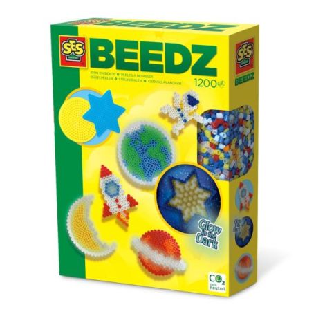 Set creativ copii - Astronomie cu Margele de calcat luminoase - poza 1