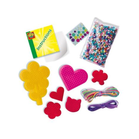 Set creativ copii Beedz - Margele de calcat Flori si Inimi parfumate - poza 2