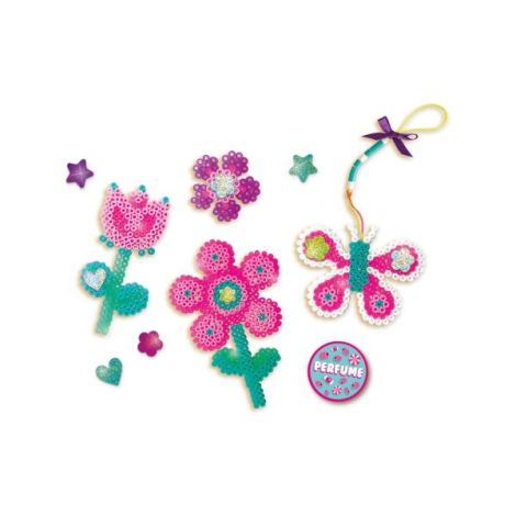 Set creativ copii Beedz - Margele de calcat Flori si Inimi parfumate - poza 3