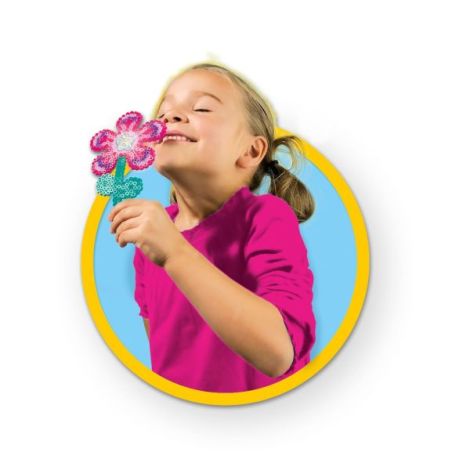 Set creativ copii Beedz - Margele de calcat Flori si Inimi parfumate - poza 4