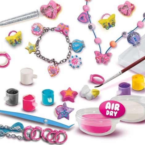 Set creativ copii - Creez bijuterii din plastilina - poza 2