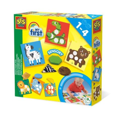 Set creativ copii cu animale si forme senzoriale - poza 1