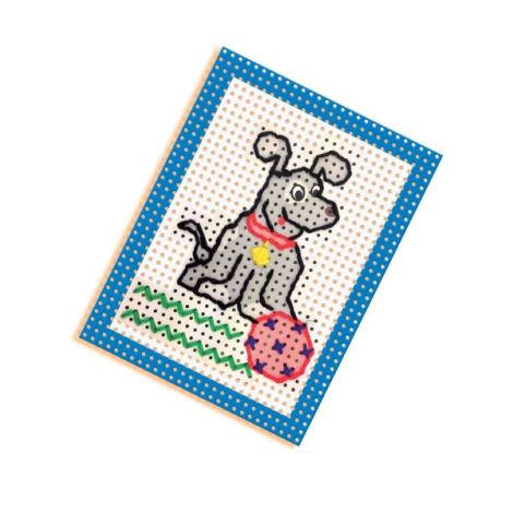 Set creativ copii - Invat broderie - poza 3