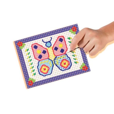 Set creativ copii - Invat broderie - poza 4