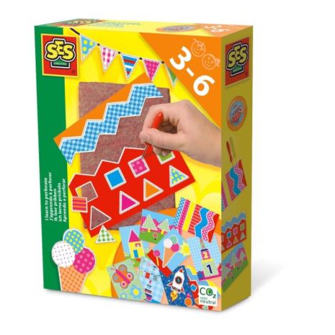 Set creativ copii - Invat sa perforez - poza 1