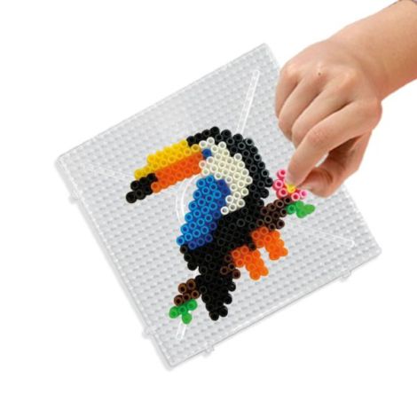 Set creativ copii - Margele de calcat cu Animale din Jungla Beedz - poza 3