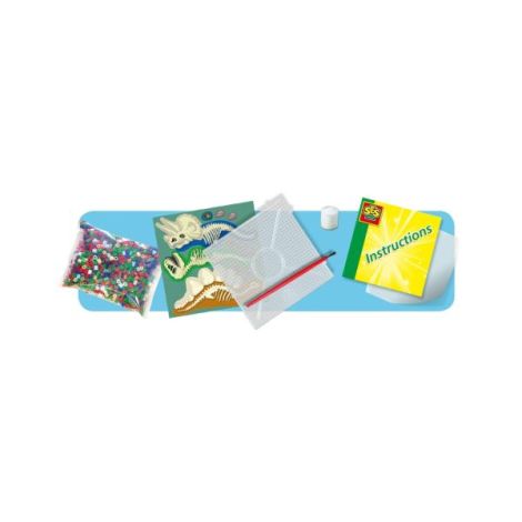 Set creativ copii - Margele de calcat cu Dinozauri Beedz - poza 3