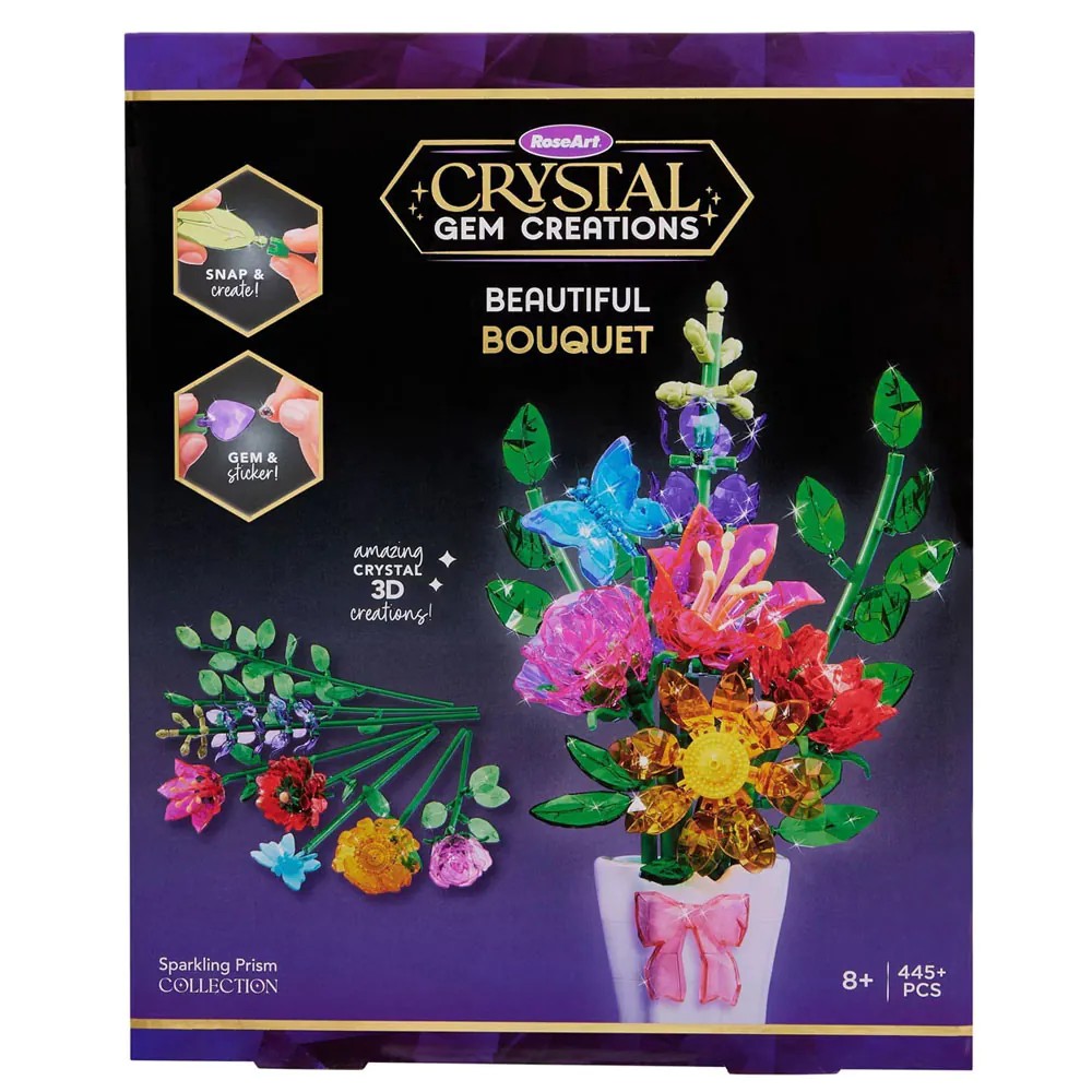 Set Creativ CraZArt Buchet 3D cu Cristal - poza 2