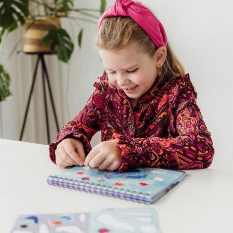 Set creativ cu abtibilduri, lipeste pe numere, Disney Frozen - poza 5