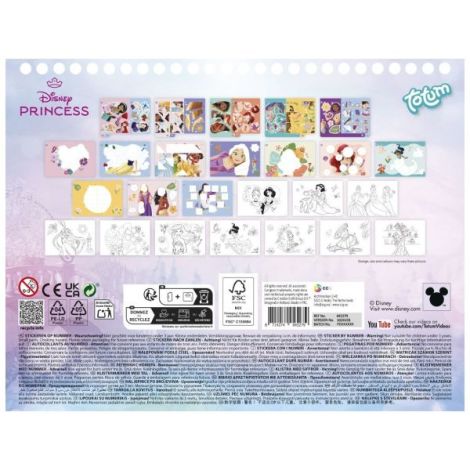 Set creativ cu abtibilduri, lipeste pe numere, Disney Princess - poza 2