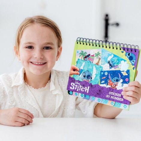 Set creativ cu abtibilduri, lipeste pe numere, Lilo si Stitch - poza 4