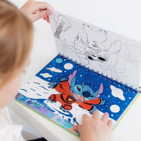 Set creativ cu abtibilduri, lipeste pe numere, Lilo si Stitch - poza 3