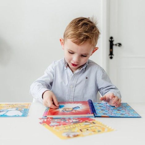Set creativ cu abtibilduri, lipeste pe numere, Paw Patrol, Patrula Catelusilor - poza 5