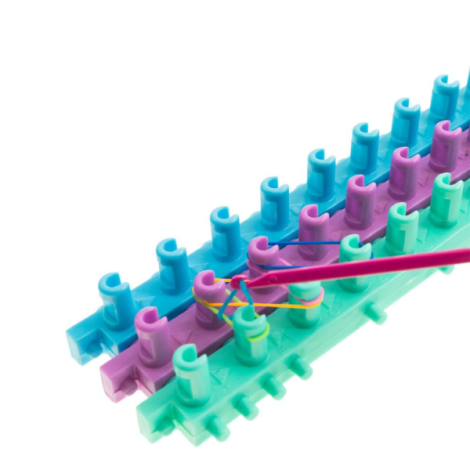 Set creativ cu elastice colorate pentru bratari, Elasticolor - poza 3