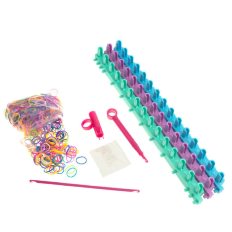 Set creativ cu elastice colorate pentru bratari, Elasticolor - poza 5