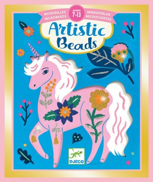 Set creativ cu margele, Animale si flori