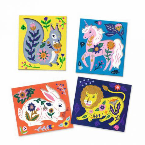 Set creativ cu margele, Animale si flori - poza 2