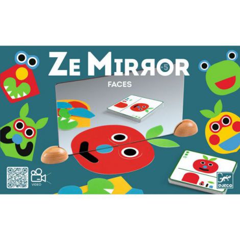 Set creativ cu oglinzi Djeco, Ze mirror Faces - poza 1