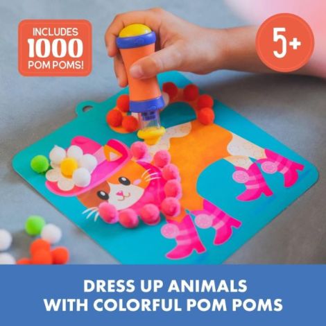 Set creativ cu pompoane - imbraca animalutele - poza 4