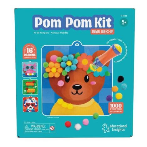 Set creativ cu pompoane - imbraca animalutele - poza 5