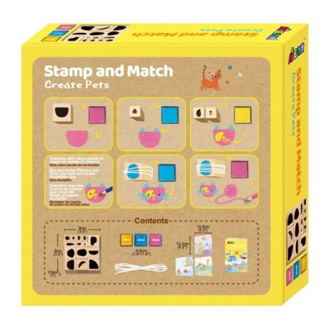 Set creativ cu stampile - Animale - poza 2